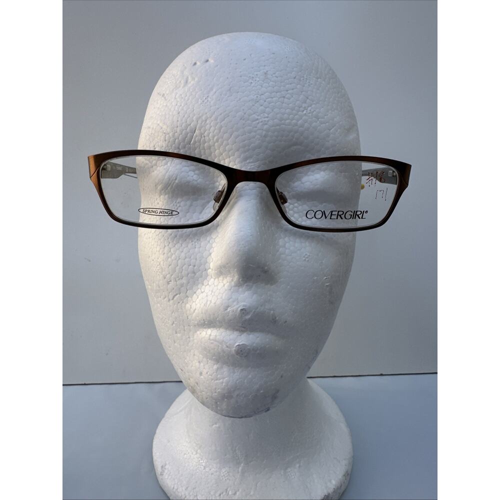 COVERGIRL CG521 Col.046 BROWN EYEGLASSES FRAME 51-18-135 B27